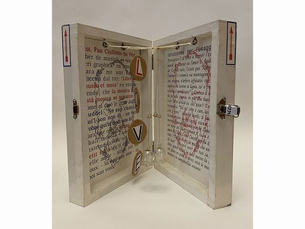 UGO CARREGA : Livre boite pseudo musical 1996  - Asta L'Arte di Arredare - Associazione Nazionale - Case d'Asta italiane