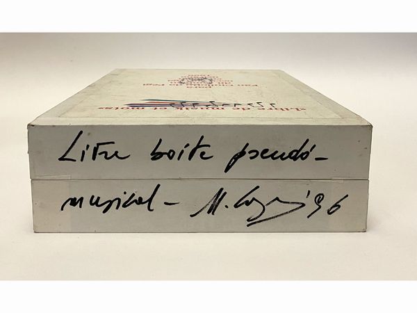 UGO CARREGA : Livre boite pseudo musical 1996  - Asta L'Arte di Arredare - Associazione Nazionale - Case d'Asta italiane