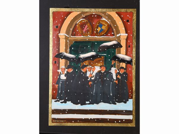 Lotto di dipinti e bozzetti  - Asta L'Arte di Arredare - Associazione Nazionale - Case d'Asta italiane