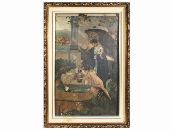 Personaggi alla fonte  - Asta L'Arte di Arredare - Associazione Nazionale - Case d'Asta italiane
