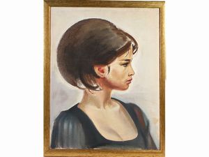 Emilio Ambron - Ritratto femminile