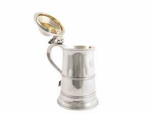 Grande tankard in argento, Londra 1802  - Asta L'Arte di Arredare - Associazione Nazionale - Case d'Asta italiane