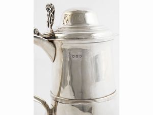 Grande tankard in argento, Londra 1802  - Asta L'Arte di Arredare - Associazione Nazionale - Case d'Asta italiane