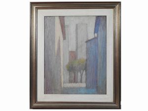 Dino Migliorini - Scorcio di paese