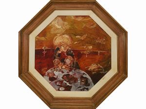 Antonio Possenti - Composizione con personaggi