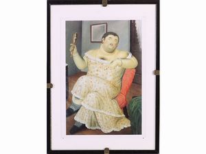 Lotto di cartoline e litografie: Alberto Fremura, Antonio Possenti e Fernando Botero  - Asta L'Arte di Arredare - Associazione Nazionale - Case d'Asta italiane