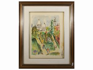 Maurice Utrillo - Le Sacr� Coeur, 1955