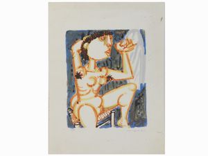 Giuseppe Migneco - Nudo femminile