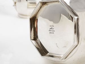 Servizio da t e caff in argento sterling 925/1000, Schroth per Cartier  - Asta L'Arte di Arredare - Associazione Nazionale - Case d'Asta italiane