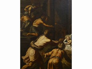 Scuola veneta del XVIII secolo : Nativit�  - Asta L'Arte di Arredare - Associazione Nazionale - Case d'Asta italiane