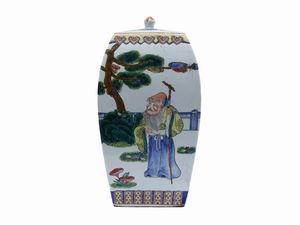 Potiche in porcellana  - Asta L'Arte di Arredare - Associazione Nazionale - Case d'Asta italiane