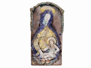 Ugo Lucerni - Madonna con Bambino e cherubini