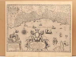 Abraham Ortelius - Serenissimae Reipublicae Genuensis Ducatus Et Dominii Nova Descriptio