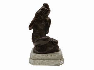 Antonio Carlini : Maternit�  - Asta L'Arte di Arredare - Associazione Nazionale - Case d'Asta italiane