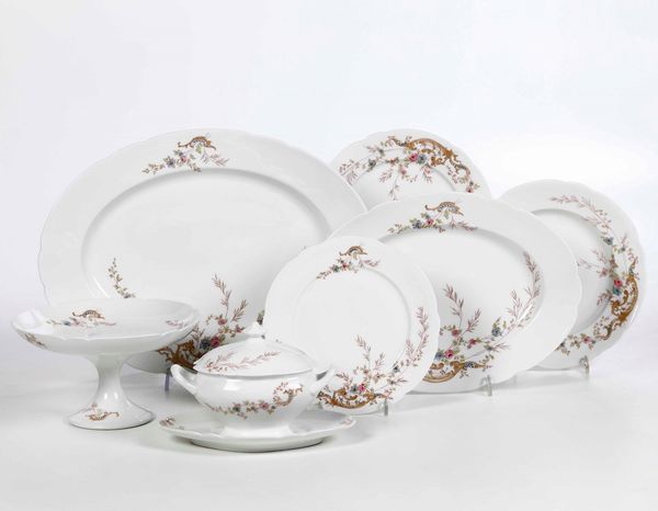 Servizio da tavola <BR>Doccia, Manifattura Richard Ginori, inizio del XX secolo  - Asta Arredo per la Tavola | Cambi Time  - Associazione Nazionale - Case d'Asta italiane