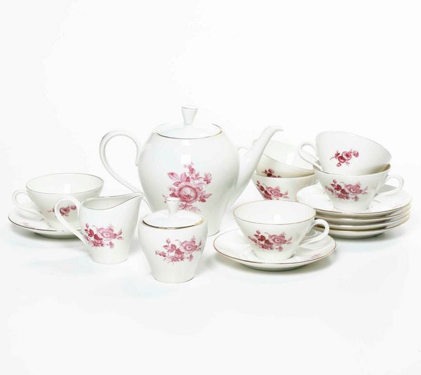 Servizio da t<BR>Doccia, Manifattura Richard Ginori, XX secolo  - Asta Arredo per la Tavola | Cambi Time  - Associazione Nazionale - Case d'Asta italiane