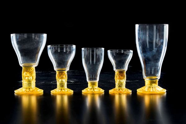 Parte di servizio di bicchieri, XX secolo  - Asta Arredo per la Tavola | Cambi Time  - Associazione Nazionale - Case d'Asta italiane