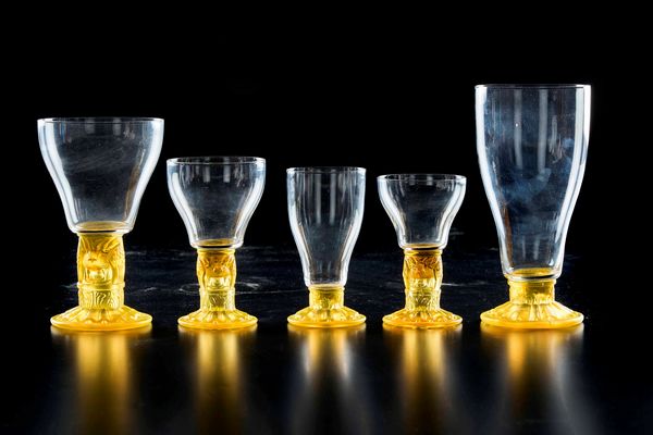 Parte di servizio di bicchieri, XX secolo  - Asta Arredo per la Tavola | Cambi Time  - Associazione Nazionale - Case d'Asta italiane