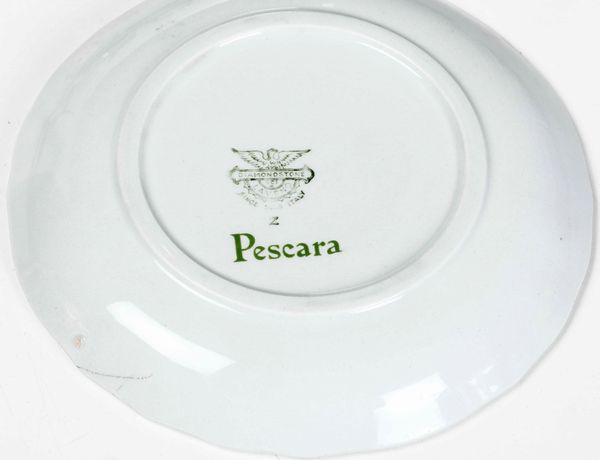 Servizio da caff Vecchia Pescara <BR>Laveno, Societ Ceramica Italiana, seconda met del XX secolo Modello di Guido Andlovitz (1900-1971), 1943 circa  - Asta Arredo per la Tavola | Cambi Time  - Associazione Nazionale - Case d'Asta italiane