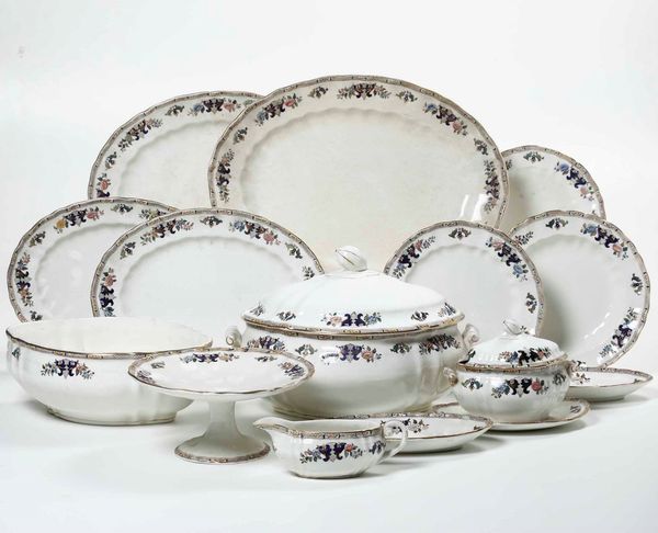 Servizio da tavola<BR>Milano, Societ Ceramica Richard, 1900 circa  - Asta Arredo per la Tavola | Cambi Time  - Associazione Nazionale - Case d'Asta italiane