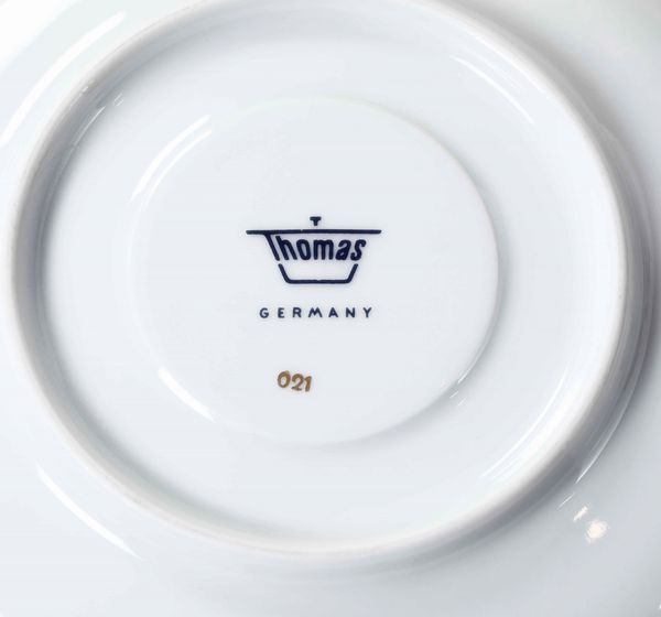 Servizio da t<BR>Germania, Manifattura Thomas, seconda met del XX secolo  - Asta Arredo per la Tavola | Cambi Time  - Associazione Nazionale - Case d'Asta italiane