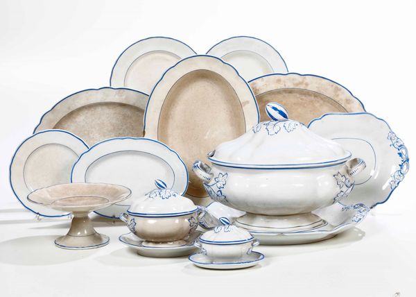 Servizio da tavola<BR>Milano, Manifattura Richard, seconda met del XIX secolo  - Asta Arredo per la Tavola | Cambi Time  - Associazione Nazionale - Case d'Asta italiane