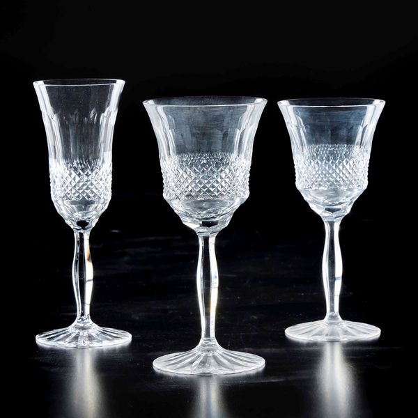 Servizio di calici<BR>Germania, Manifattura Knittel, XX secolo  - Asta Arredo per la Tavola | Cambi Time  - Associazione Nazionale - Case d'Asta italiane