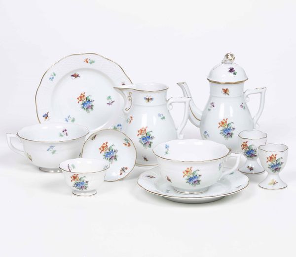 Servizio da colazione <BR>Ungheria, Manifattura Herend, circa 1940  - Asta Arredo per la Tavola | Cambi Time  - Associazione Nazionale - Case d'Asta italiane