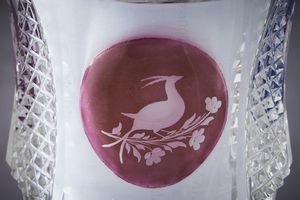 Servizio di bicchieri a punta di diamante <BR>Boemia, seconda met del XIX secolo  - Asta Arredo per la Tavola | Cambi Time  - Associazione Nazionale - Case d'Asta italiane