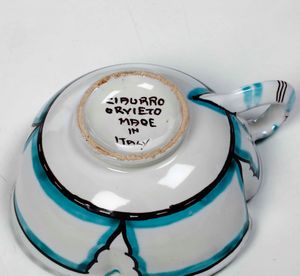 Servizio da t�<BR>Orvieto, Manifattura di Ilario Ciaurro, 1928-1938  - Asta Arredo per la Tavola | Cambi Time  - Associazione Nazionale - Case d'Asta italiane