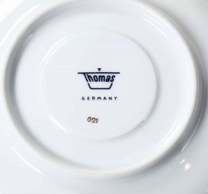 Servizio da t<BR>Germania, Manifattura Thomas, seconda met del XX secolo  - Asta Arredo per la Tavola | Cambi Time  - Associazione Nazionale - Case d'Asta italiane