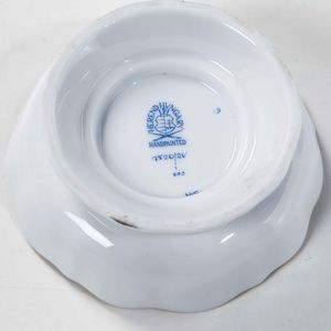 Quattro pezzi dal servizio Apponyi Green<BR>Ungheria, Manifattura Herend, seconda met del XX secolo  - Asta Arredo per la Tavola | Cambi Time  - Associazione Nazionale - Case d'Asta italiane