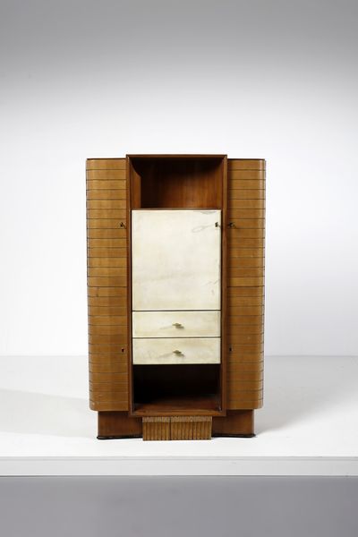 BORSANI OSVALDO (1911 - 1985) : nello stile di. Mobile da soggiorno  - Asta Asta 370 | DESIGN E ARTI DECORATIVE DEL NOVECENTO Virtuale - Associazione Nazionale - Case d'Asta italiane