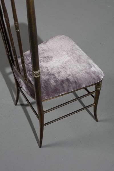 MANIFATTURA ITALIANA : Coppia di sedie Chiavarine  - Asta Asta 370 | DESIGN E ARTI DECORATIVE DEL NOVECENTO Virtuale - Associazione Nazionale - Case d'Asta italiane