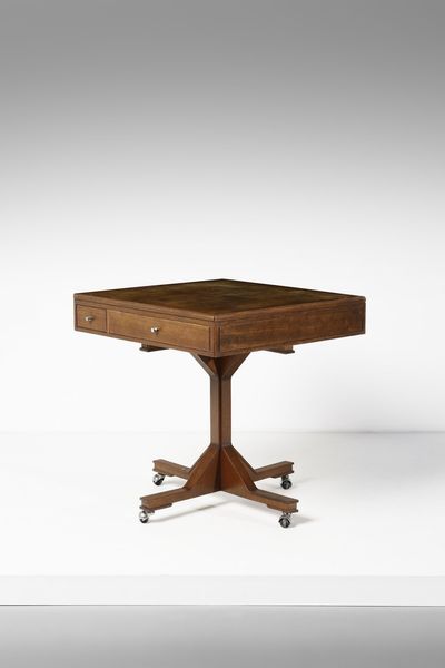 FRATTINI GIANFRANCO (1926 - 2004) : Tavolo da gioco per Bernini  - Asta Asta 370 | DESIGN E ARTI DECORATIVE DEL NOVECENTO Virtuale - Associazione Nazionale - Case d'Asta italiane