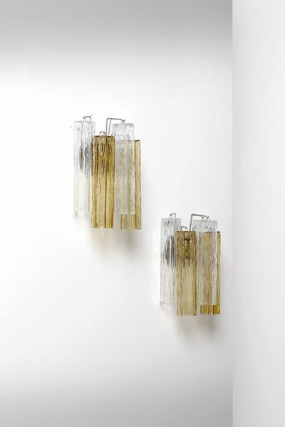 BAROVIER & TOSO : Coppia di applique  - Asta Asta 370 | DESIGN E ARTI DECORATIVE DEL NOVECENTO Virtuale - Associazione Nazionale - Case d'Asta italiane