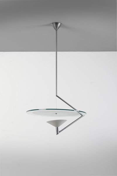 PUPPA DANIELA (n. 1947) : Lampada a sospensione Olympia per Fontana Arte  - Asta Asta 370 | DESIGN E ARTI DECORATIVE DEL NOVECENTO Virtuale - Associazione Nazionale - Case d'Asta italiane