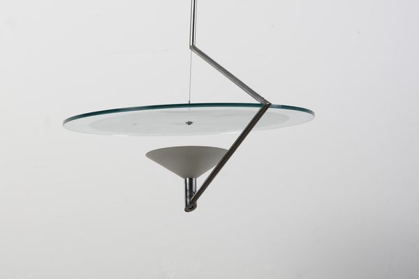 PUPPA DANIELA (n. 1947) : Lampada a sospensione Olympia per Fontana Arte  - Asta Asta 370 | DESIGN E ARTI DECORATIVE DEL NOVECENTO Virtuale - Associazione Nazionale - Case d'Asta italiane