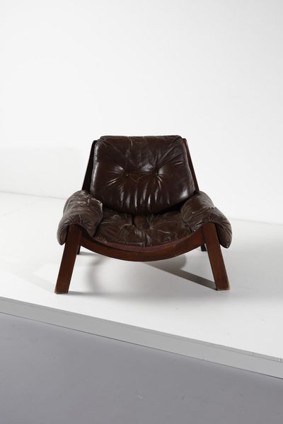 MANIFATTURA BRASILIANA : Poltrona  - Asta Asta 370 | DESIGN E ARTI DECORATIVE DEL NOVECENTO Virtuale - Associazione Nazionale - Case d'Asta italiane