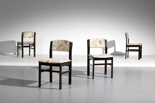MANIFATTURA ITALIANA : Quattro sedie  - Asta Asta 370 | DESIGN E ARTI DECORATIVE DEL NOVECENTO Virtuale - Associazione Nazionale - Case d'Asta italiane