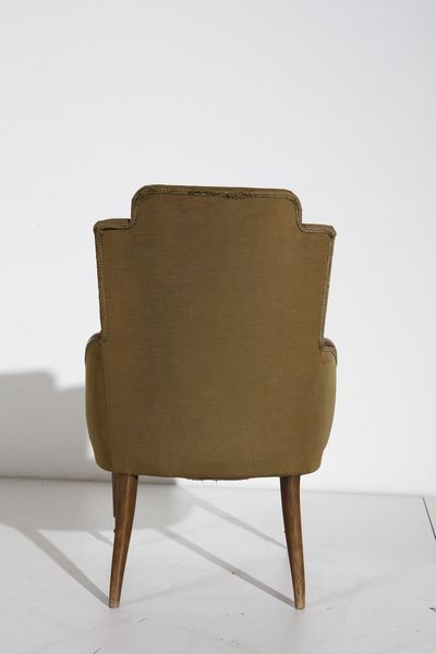 MANIFATTURA ITALIANA : Coppia di poltroncine  - Asta Asta 370 | DESIGN E ARTI DECORATIVE DEL NOVECENTO Virtuale - Associazione Nazionale - Case d'Asta italiane