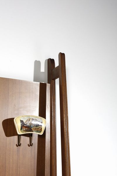 MANIFATTURA ITALIANA : Appendiabiti con formelle dipinte  - Asta Asta 370 | DESIGN E ARTI DECORATIVE DEL NOVECENTO Virtuale - Associazione Nazionale - Case d'Asta italiane