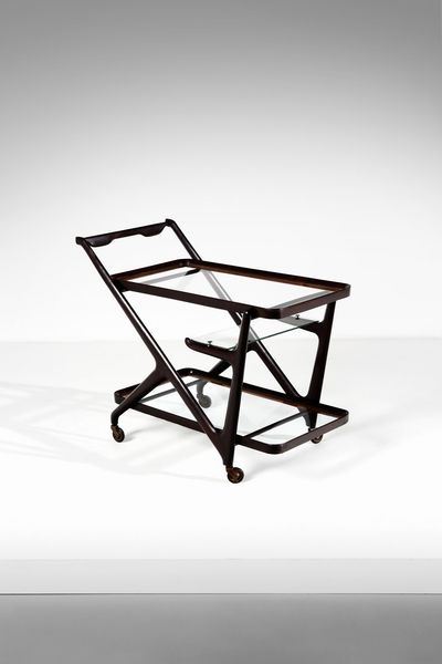 LACCA CESARE (n. 1929) : Carrello  - Asta Asta 370 | DESIGN E ARTI DECORATIVE DEL NOVECENTO Virtuale - Associazione Nazionale - Case d'Asta italiane