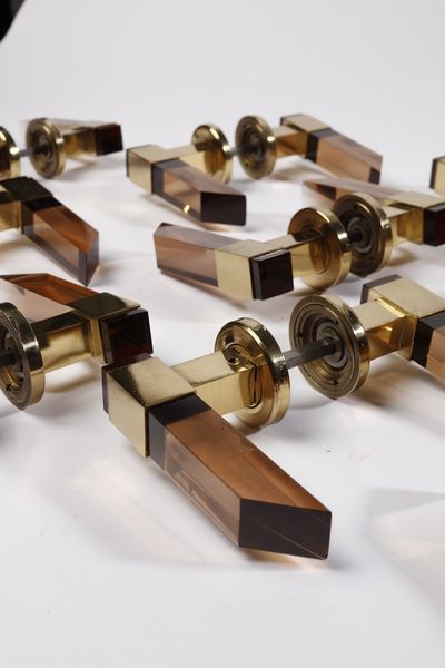 REGA ROMEO (1925 - 1984) : attribuito. Undici maniglie  - Asta Asta 370 | DESIGN E ARTI DECORATIVE DEL NOVECENTO Virtuale - Associazione Nazionale - Case d'Asta italiane