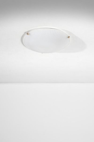 MANIFATTURA ITALIANA : Lampada a plafoniera  - Asta Asta 370 | DESIGN E ARTI DECORATIVE DEL NOVECENTO Virtuale - Associazione Nazionale - Case d'Asta italiane