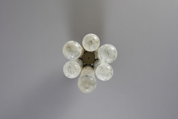 MANIFATTURA ITALIANA : Coppia di lampade a sospensione  - Asta Asta 370 | DESIGN E ARTI DECORATIVE DEL NOVECENTO Virtuale - Associazione Nazionale - Case d'Asta italiane