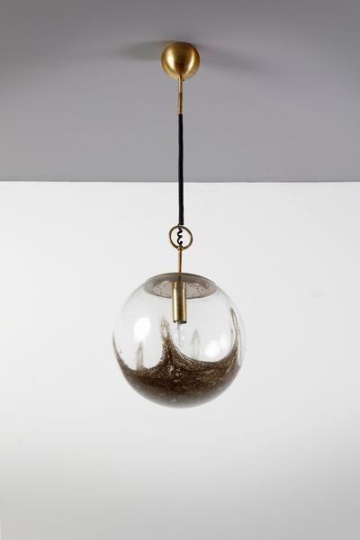 BROTTO ANGELO (1914 - 2002) : Lampada a sospensione  - Asta Asta 370 | DESIGN E ARTI DECORATIVE DEL NOVECENTO Virtuale - Associazione Nazionale - Case d'Asta italiane