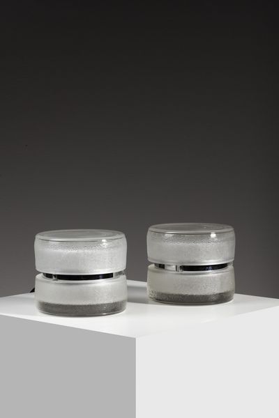 GENTILI TEDESCHI EUGENIO (1916 - 2005) : Coppia di lampade da tavolo Yo Yo per Fontana Arte  - Asta Asta 370 | DESIGN E ARTI DECORATIVE DEL NOVECENTO Virtuale - Associazione Nazionale - Case d'Asta italiane