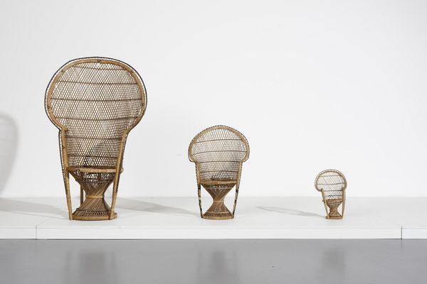 MANIFATTURA ITALIANA : Tre poltrone  - Asta Asta 370 | DESIGN E ARTI DECORATIVE DEL NOVECENTO Virtuale - Associazione Nazionale - Case d'Asta italiane