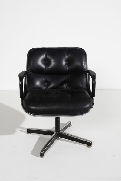 KNOLL : Sedia girevole Pollock  - Asta Asta 370 | DESIGN E ARTI DECORATIVE DEL NOVECENTO Virtuale - Associazione Nazionale - Case d'Asta italiane